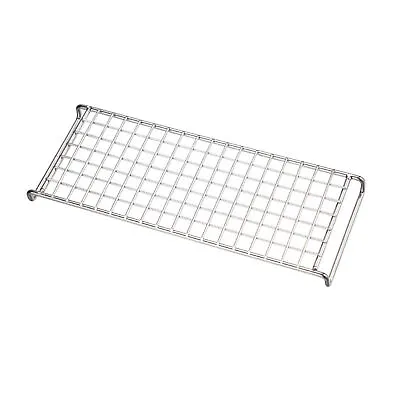 BBQ Rectangle Grill Net Stainless Steel Camping Grate Baking Rack Wire Mesh • $14.22