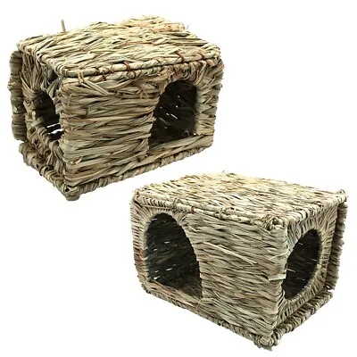 Nature First Grassy Hideaway Happy Pet Rabbit Guinea Pig Natural Cage House Den • £25.79