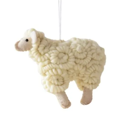 Christmas Cute Felt Sheep Ornament Pendant Family Xmas Tree Hangs Decorations • $5.99