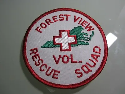 Forest View Virginia Volunteer Rescue Squad Fire  Patch • $5.99