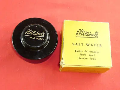 Vintage Mitchell 302 Salt Water Spool 250 Yds Cat # 802 Code # 9151  France Made • $29.95