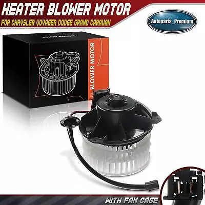 Front HVAC Heater Blower Motor W/Wheel For Chrysler Town & Country Dodge Caravan • $37.49