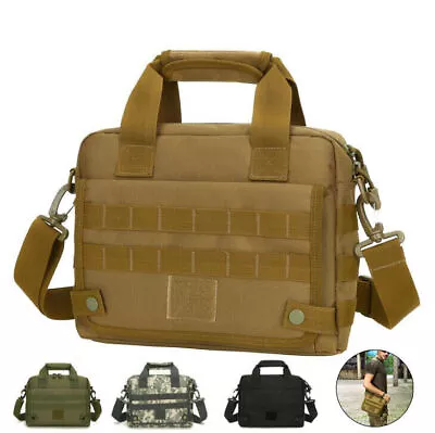 Outdoor Tactical Briefcase Computer Shoulder Handbags 10  Laptop Messenger Bag • $33.99