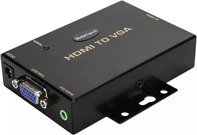 JideTech 1080P HDMI To VGA Converter  3.5mm Audio PC Mac Projector • $19.99