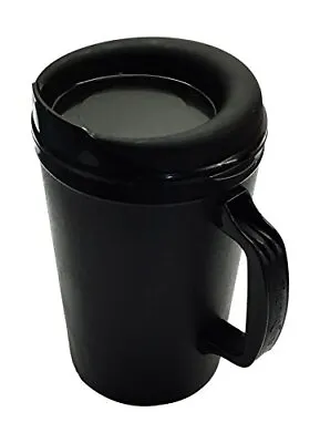 34 Oz ThermoServ Foam Insulated Coffee Mugs - Black • $22.75