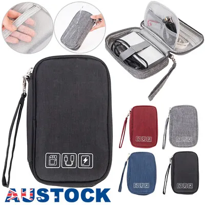 $9.99 • Buy Travel Electronic Accessories Cable Organizer Bag Case USB Charger Storage Pouch