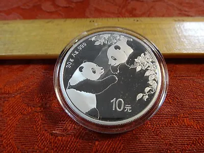 2023 China Panda 30 Gram Silver Coin In Capsule - Free S&H USA • $37.99