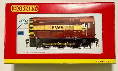 Hornby R2595 EWS Class 08 Diesel Shunter 08630. DC (DCC Ready). FREE POSTAGE • £30