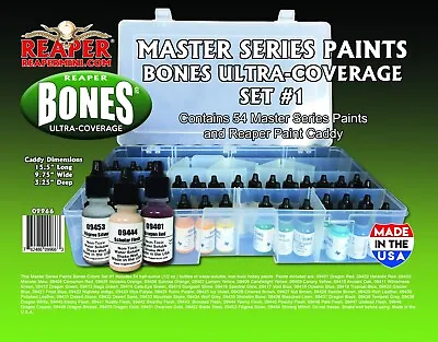 NEW Reaper Master Series Paints Bones Ultra-Coverage Set #1 • $119.99
