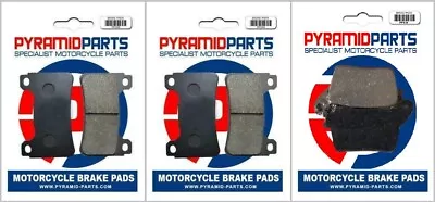 £34.95 • Buy Front & Rear Brake Pads (3 Sets) For Honda CBR600 RR Hannspree 2008