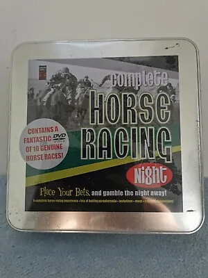 Complete Horse Racing Night DVD Game In A Tin By Lagoon Games 2006. New & Sealed • £10.39