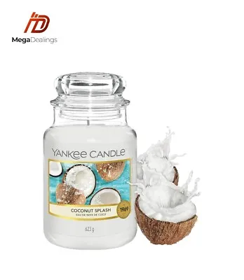 Yankee Coconut Splash Scented Large Candle 623g • £16.49