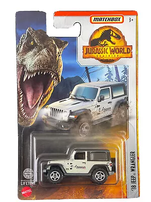 Matchbox 2022 MBX Jurassic World Dominion Tan '18 Jeep Wrangler Biosyn • $3.16