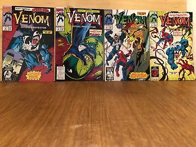 Venom Lethal Protector #2-5  Marvel 1993 4 Book Lot  1st Scream App #4 Bag Board • $21.99