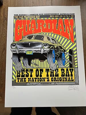 Chuck Sperry Poster Best Of The Bay Bullit Mustang San Fracisco Bay Gaurdian  • $79