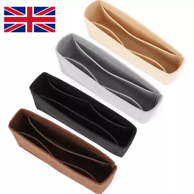 Soft Organizer Pouch Felt Insert Bag Inner Bag Purse Liner Handbag Insert Bag A • £3.88