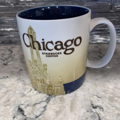 $1.99 • Buy Starbucks Mug Chicago 2008 Global Icon City Collectors 16 FL. Oz