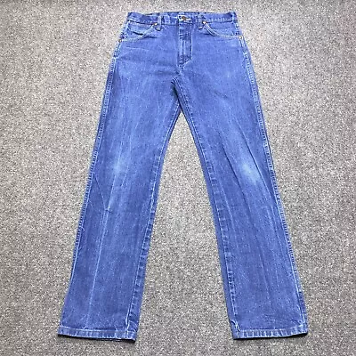Wrangler Jeans Mens 31x32 Blue Denim 13 MWZ Cowboy Cut Original Tapered Western • $19.95