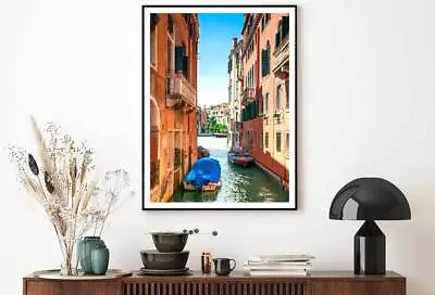 Canal Rio Della Maddalena Venice Print Premium Poster High Quality Choose Sizes • £30.31
