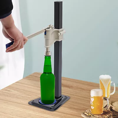 Bottle Capper Beer Capping Machine Bench Type Hand Press Bottle Cap Sealer Tool • $34.21