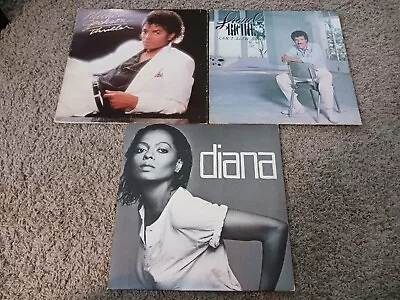 Michael Jackson Thriller Diana Ross Lionel Richie Vinyl Lot VG-VG+ Clean Tested  • $19.99