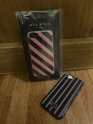 Jack Wills IPhone 6/6S/7/8 Pink & Navy IPhone Case New Sealed Fast Despatch • £9.99