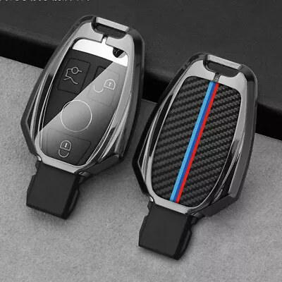 Metal Car Key Fob Case Cover Shell For Mercedes Benz B C E S G Class ML SKL CLK • $11.88