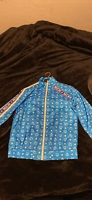 MCM Mens Blue Nylon Track Jacket Size Medium IT 48 • $300
