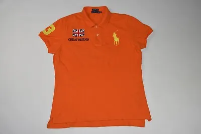 RALPH LAUREN Polo Shirt  GBR JERSEY Great Britain Skinny  KIT BIG PONY • $29