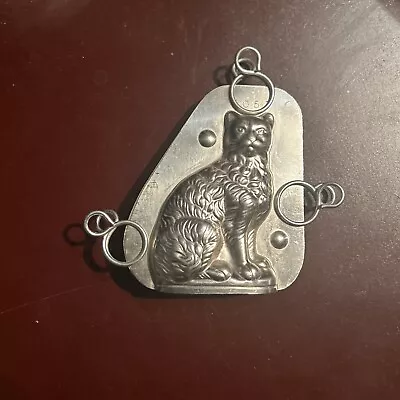 Vintage Holland Handicrafts Cat #4057 Metal Chocolate Mold Never Used 3.75x3.25  • $42.50