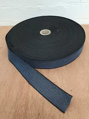 20m Upholstery Elastic Webbing 30% Stretch 50mm Wide For Sofa Chair Seats • £17.95