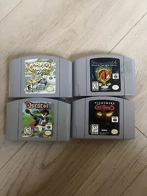 Authentic N64 Game Lot • $57.21