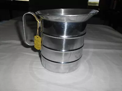 Vintage Aluminum Priscilla Ware Measuring Pitcher 4 Cup Mint With Price Tag • $13.50
