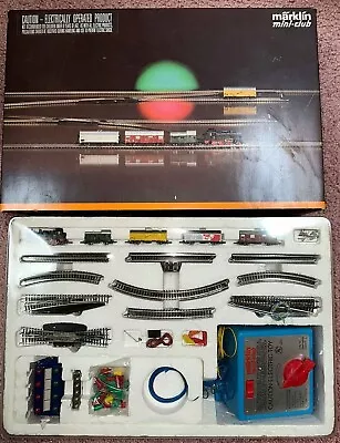 Z Scale Z Ga. Märklin 8160 German Freight Train Starter Set W/Track & Power Pack • $549.95