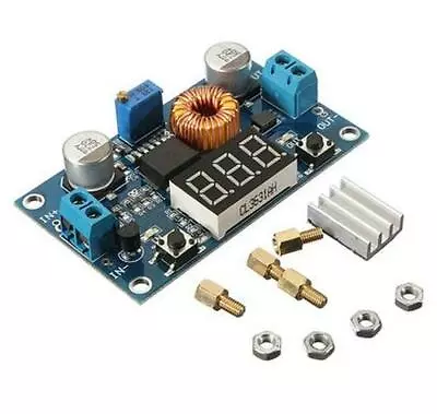 $4.39 • Buy XL4015 5A DC Buck Step-down Adjustable Voltage Power Converter LED Volt Display