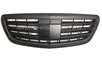 S-Class Matte Black Grille S550 S63 AMG 2014 2015 2016 2017 Flat Camera New • $169