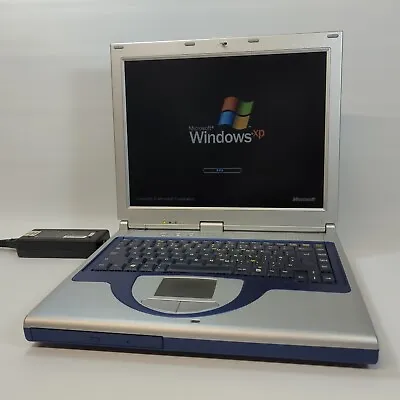 Medion M785 Windows XP Retro Gaming Laptop Pentium 4 2.5GHz 512MB 20GB Blue • £139.99
