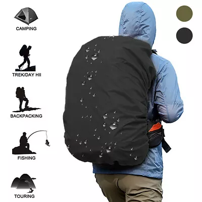 Outdoor Foldable Backpack WaterProof Rain Cover Rucksack Camping Travel Acbv • $10.39