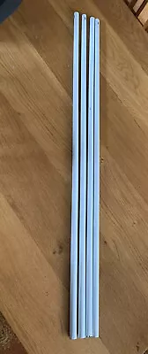 £15.59 • Buy 4 X Gazebo Spare Parts White Extension Pole - 18mm X 107cm. Connecting Holes