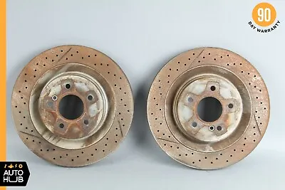 Mercedes R171 SLK55 CLK55 AMG Rear Left & Right Brake Rotor Disc Set OEM • $302.95