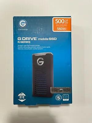 G-technology G-drive Mobile SSD R-Series 500GB WW 560MB/s • $95