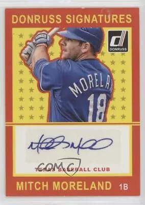 2014 Panini Donruss Signatures Mitch Moreland #MD Auto • $2.84