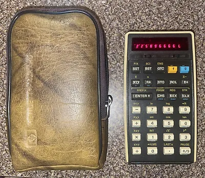 $90 • Buy Hewlett-Packard Packard HP 25 Vintage Calculator With Case 