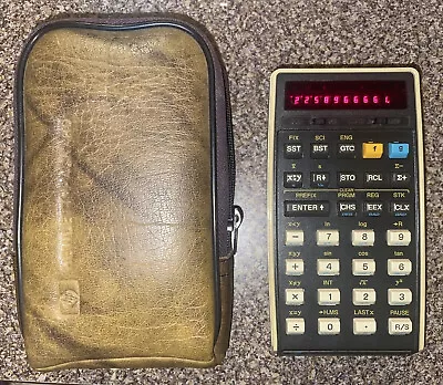 $90 • Buy Hewlett-Packard Packard HP 25 Vintage Calculator With Case 