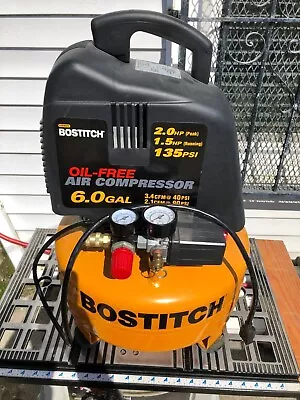 BOSTITCH  Oil-Free Air Compressor 6 Gallon 135 PSI (CAP60PB-OF) Used -See Pics • $100