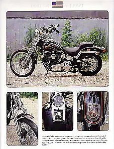 1988 Harley Davidson FXSTS Softail Springer 85th Anniversary Motorcycle Article  • $23.90