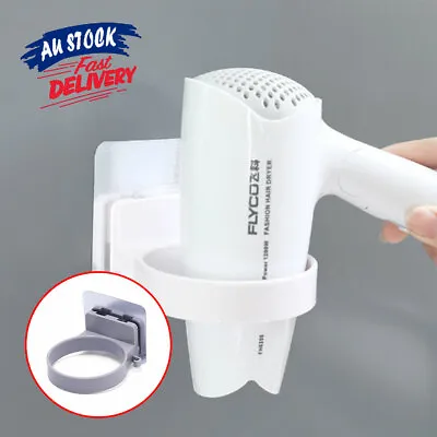 Hair Dryer Holder Rack Sturdy Wall Mount Bathroom ABS Stand Storage • $10.09