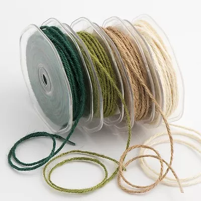 £1.59 • Buy 2mm HESSIAN STRING Burlap Twine Rustic Shabby Chic Vintage Ribbon