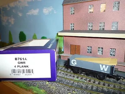 Dapol B761A 4 Plank G W OO Gauge Wagon Model Railway • £5