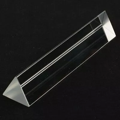 6in  150mm Optical Glass Triangular Prism Teaching Light Spectrum Physics USA • $18.60